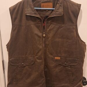 Outback Trading Company Men's Brown Vest Size 3xl